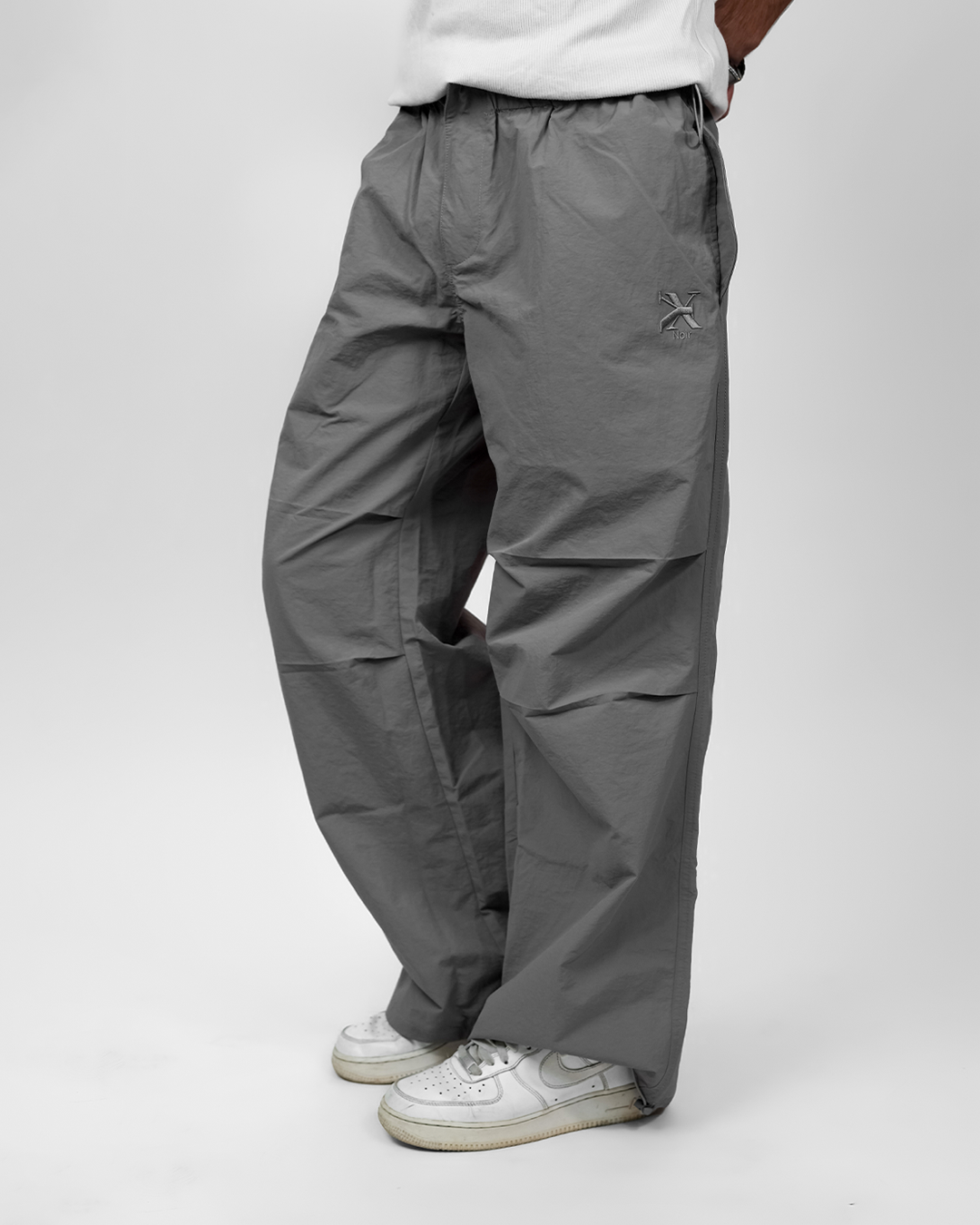 PIVOT PARACHUTE PANTS X CARGOS [UNISEX] – AESTHETIC GREY