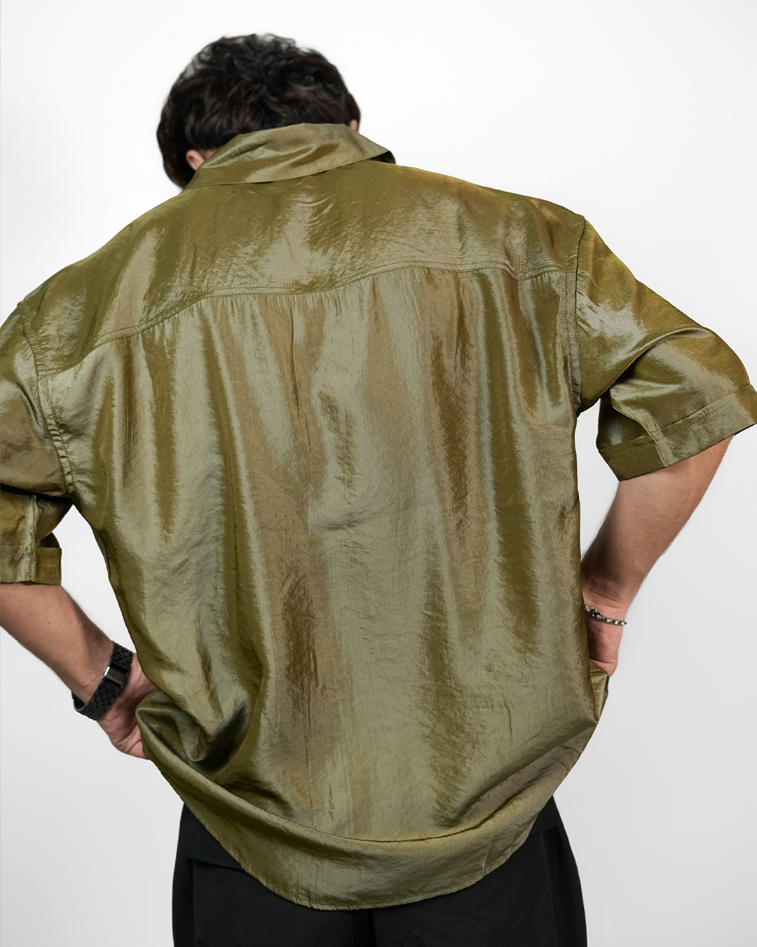 WEAVE BAGGY SHIRT [UNISEX]