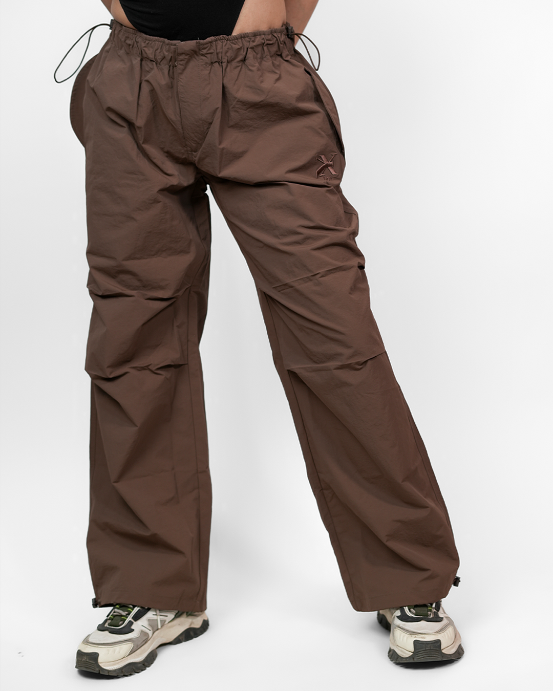 PIVOT PARACHUTE PANTS X CARGOS [UNISEX] – COFFEE