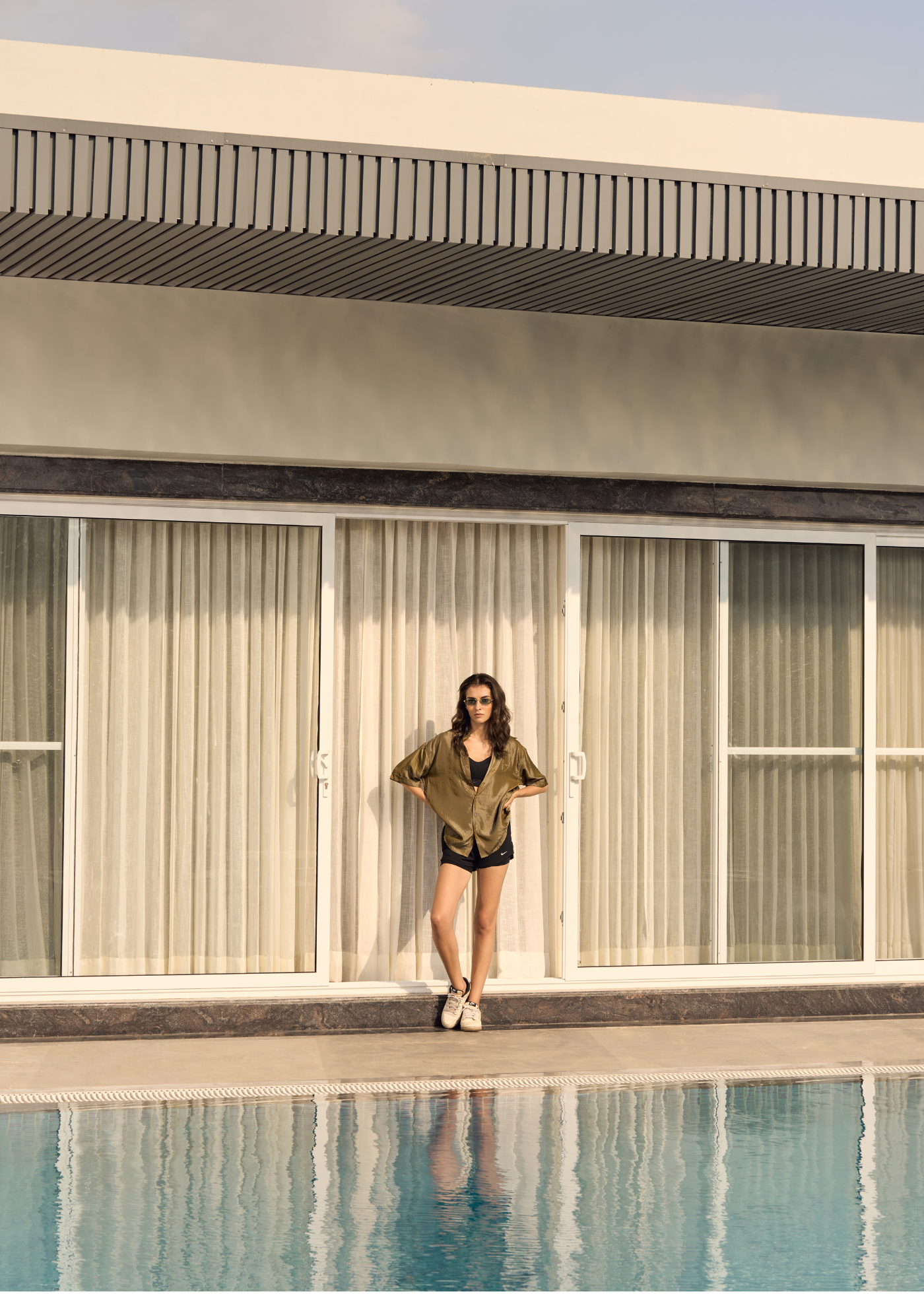 SERENE RELAXED SHIRT [WOMEN]-PEACH PINK