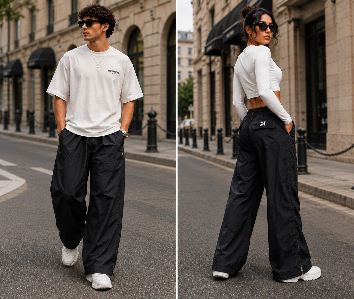 Noir Black Signature X Utility Pants