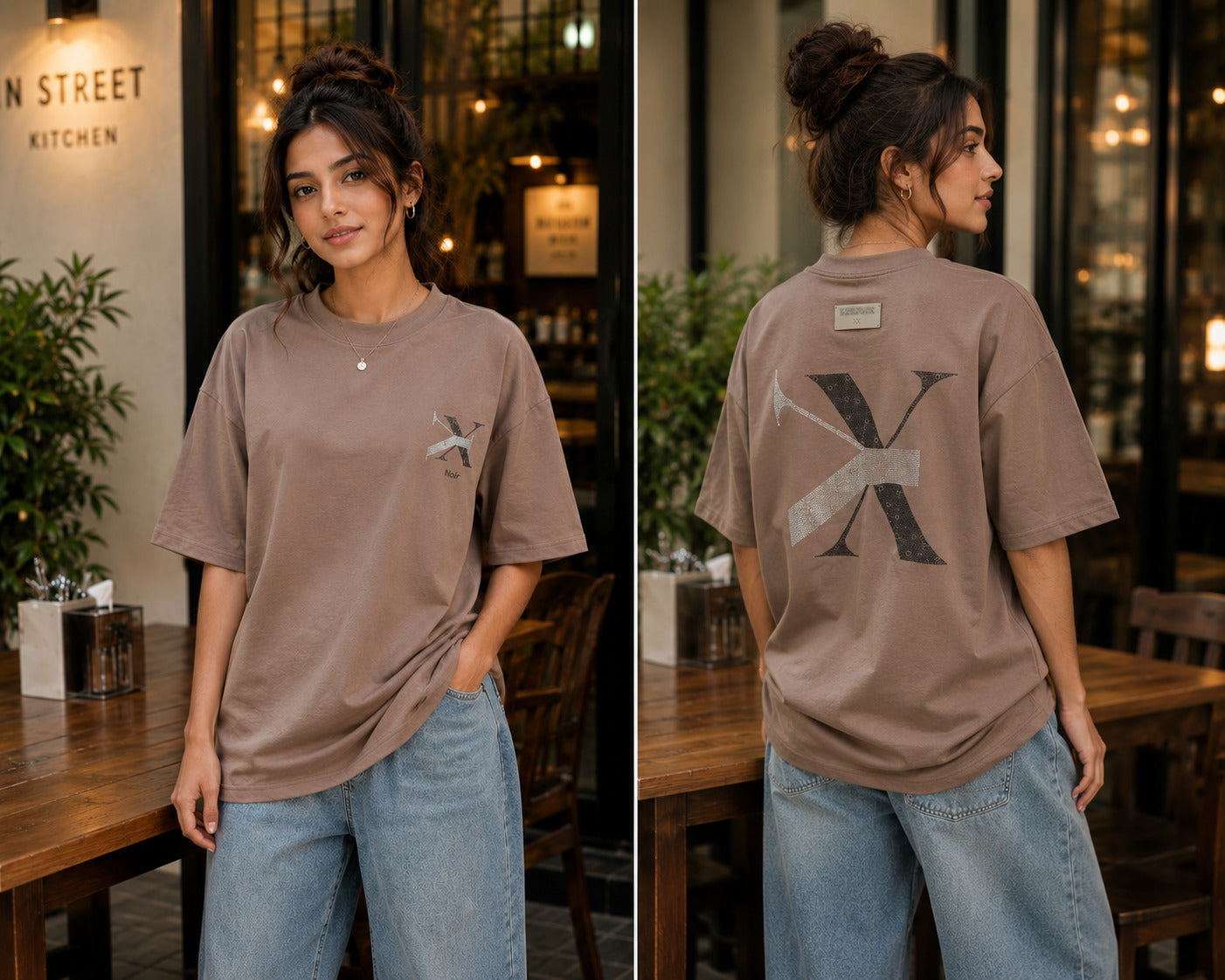 Noir Signature X Graphic Tee