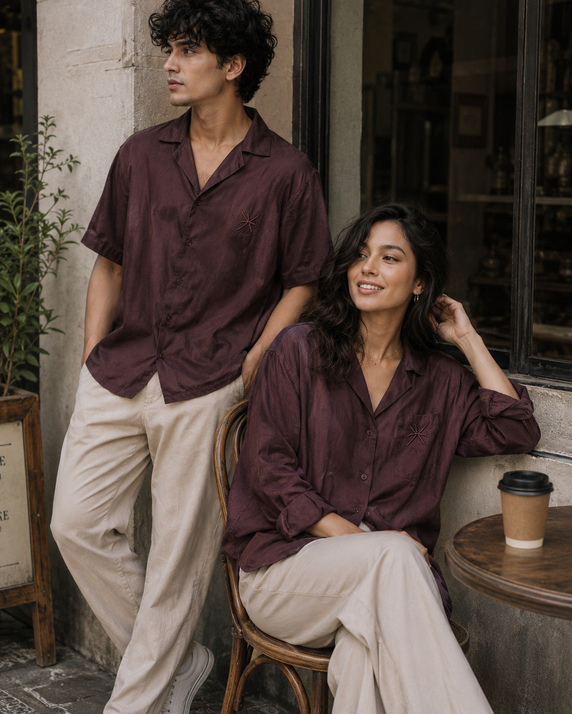 Noir Burgundy Signature X Shirt