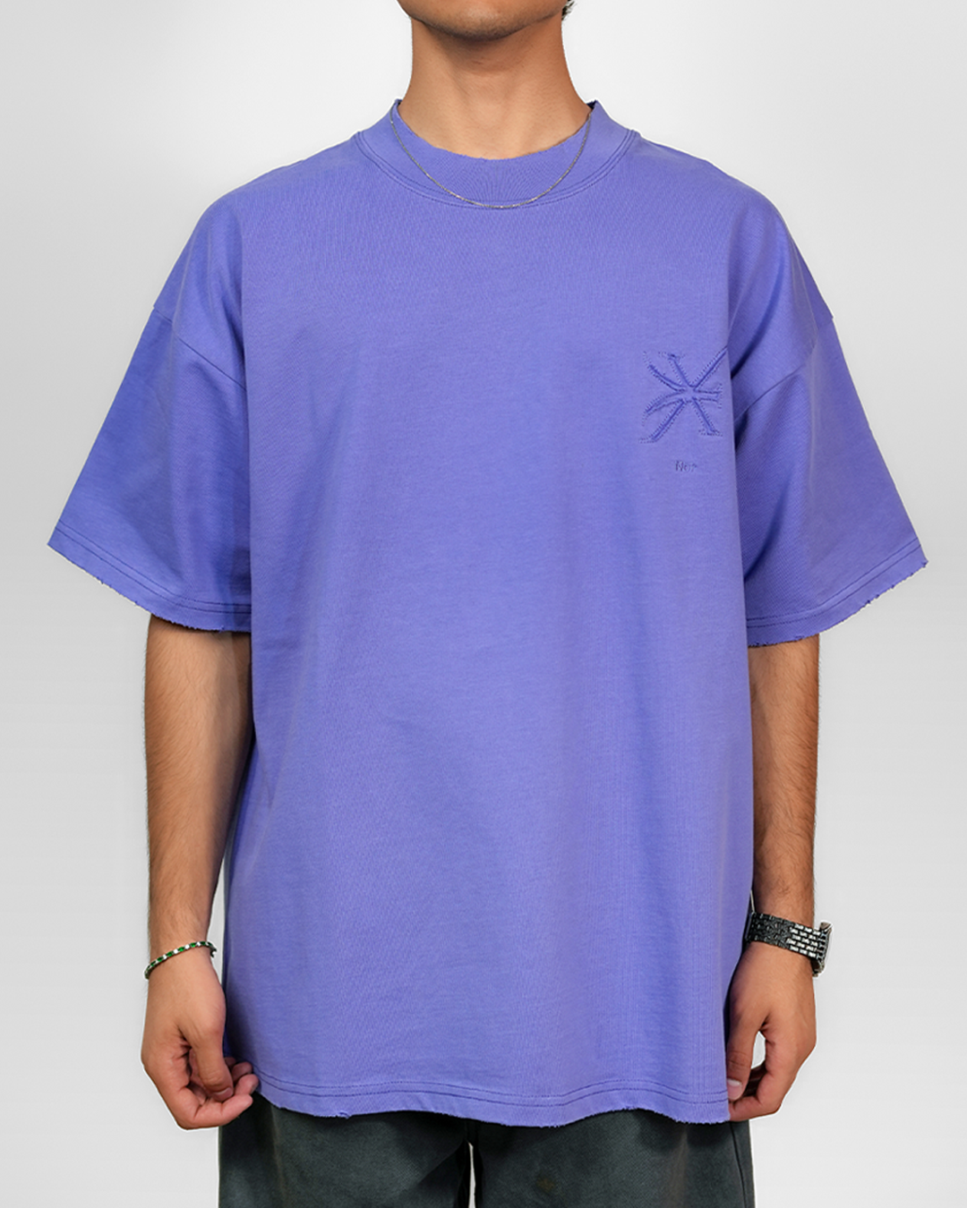 FRAY BELIEVE IN GOD EMBROIDERY TEE [UNISEX]