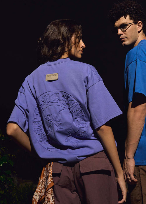 FRAY BELIEVE IN GOD EMBROIDERY TEE [UNISEX]