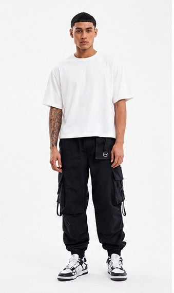 Noir Utility Cargo Pants