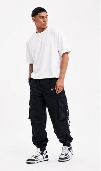 Noir Utility Cargo Pants