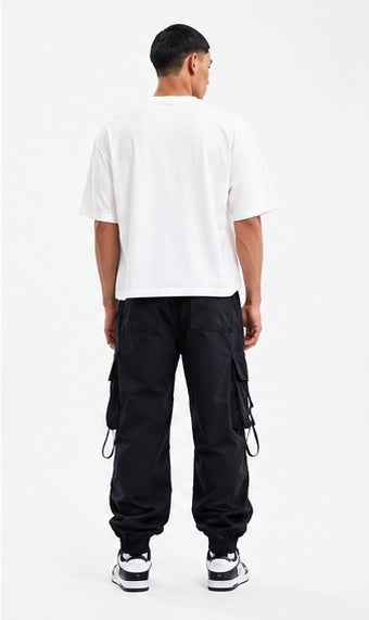 Noir Utility Cargo Pants
