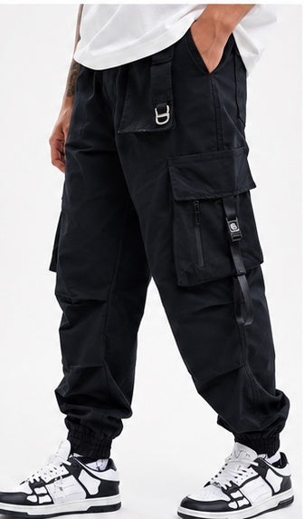 Noir Utility Cargo Pants