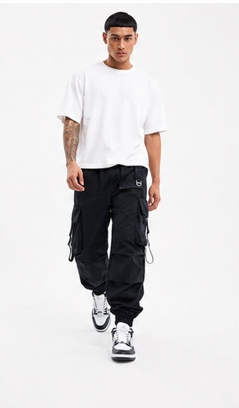 Noir Utility Cargo Pants