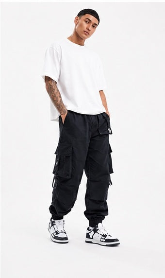 Noir Utility Cargo Pants