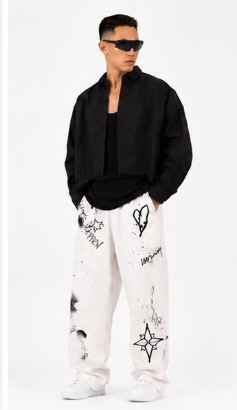 Noir Cropped Utility Shirt