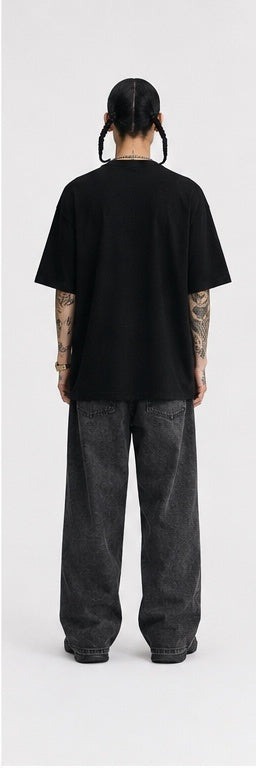 Noir Graphic Oversized Tee