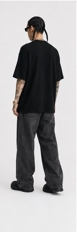 Noir Graphic Oversized Tee