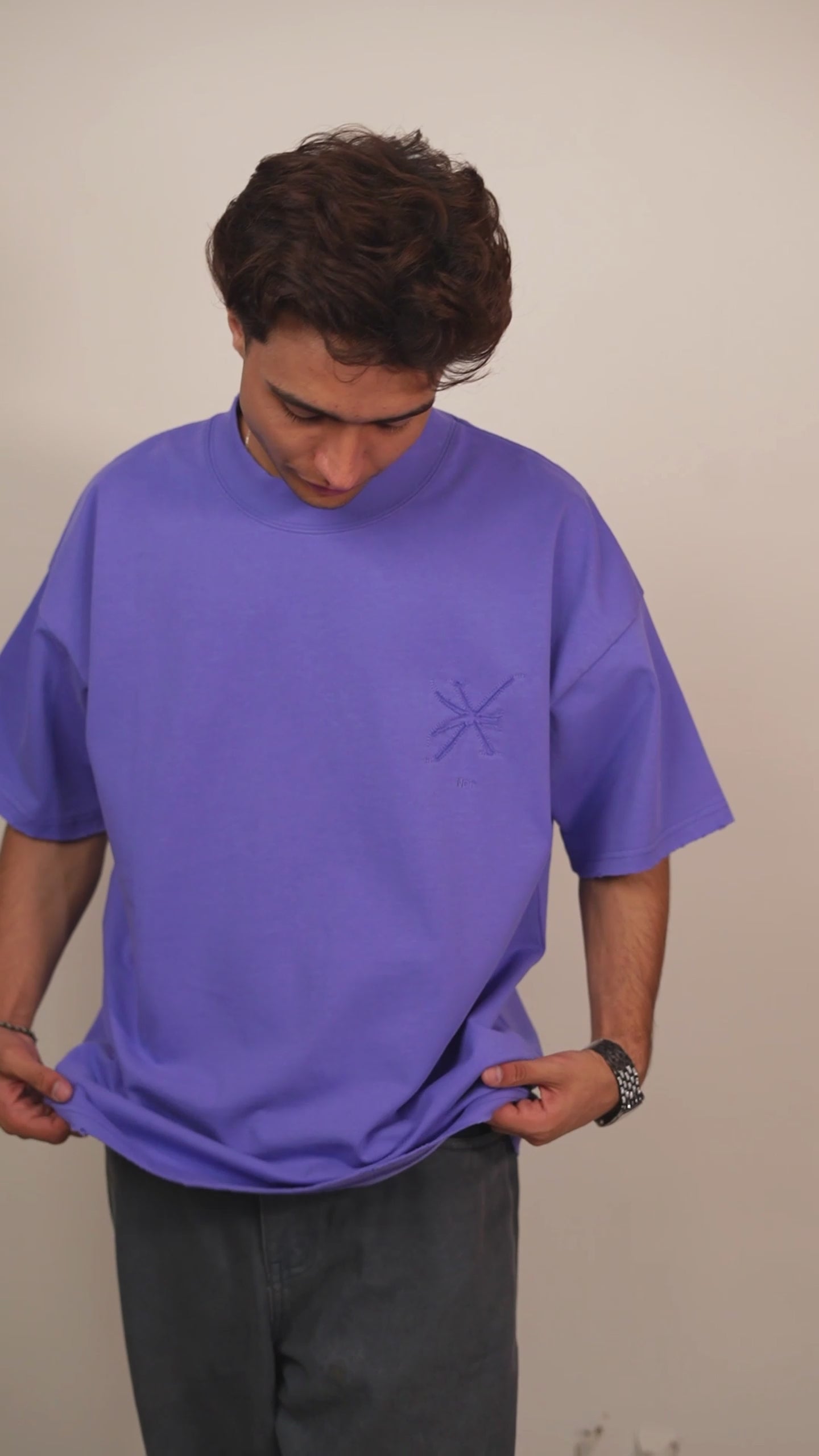 FRAY BELIEVE IN GOD EMBROIDERY TEE [UNISEX]